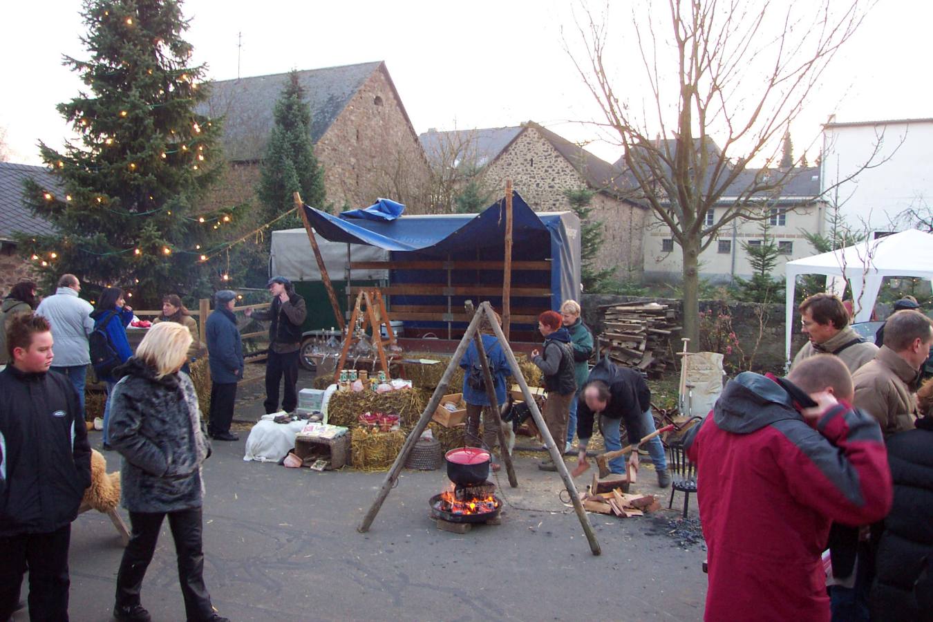 Weihnachtsmarrkt Mörz 2002
